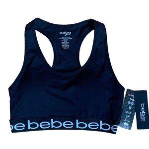 NWT - Bebe Sport Logo Band Seamless Bra (Size: M)